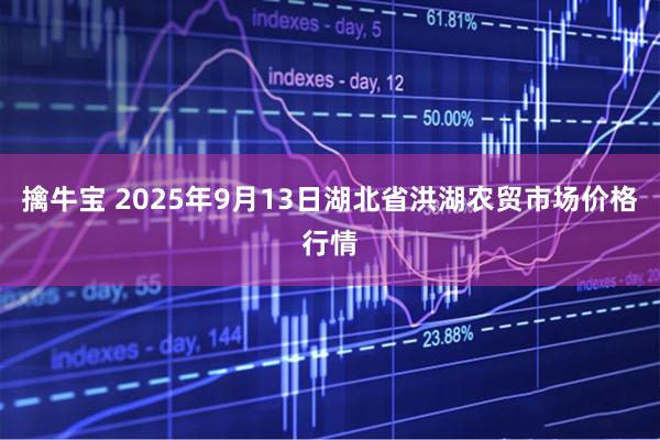 擒牛宝 2025年9月13日湖北省洪湖农贸市场价格行情
