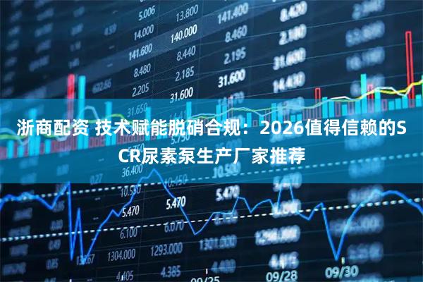 浙商配资 技术赋能脱硝合规：2026值得信赖的SCR尿素泵生产厂家推荐